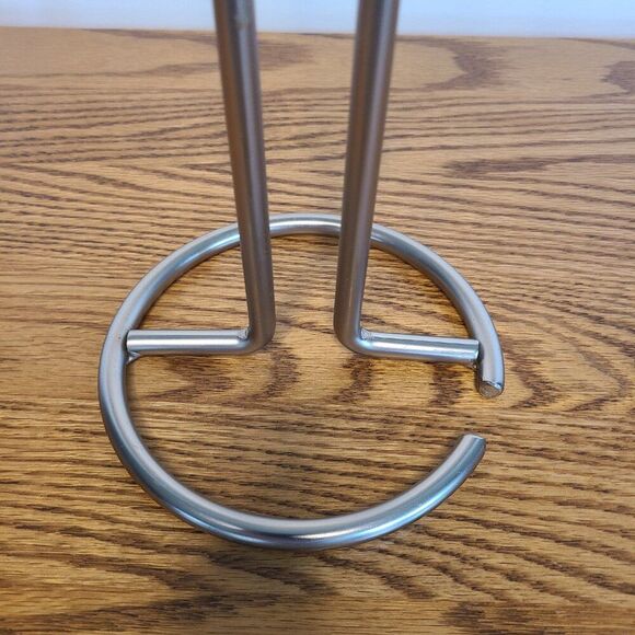 Home Basics Simplicity Collection Satin Nickel Paper Towel Holder Kitchen - Picture 4 of 11